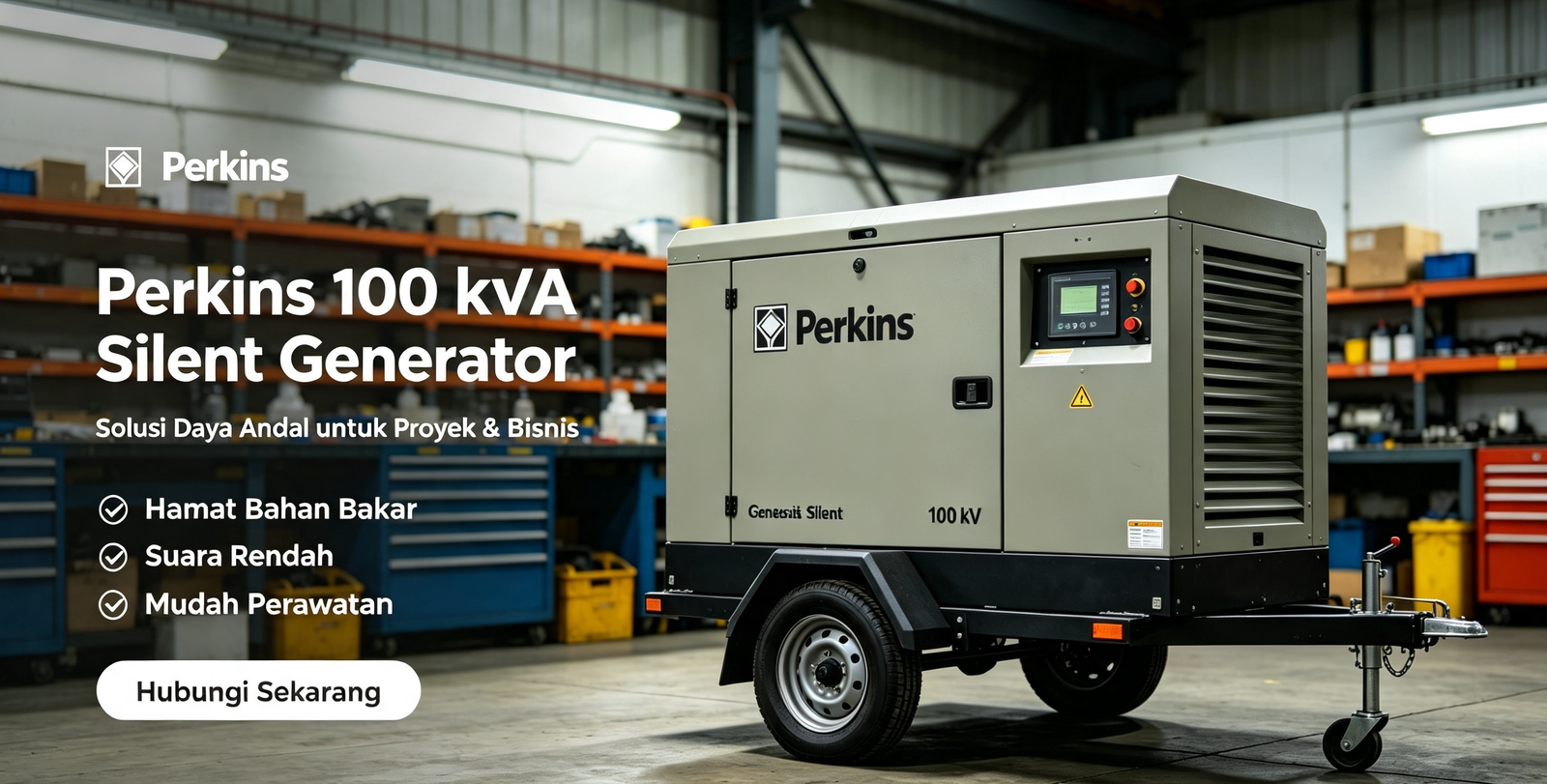 Genset Silent Perkins 100 kVA - PT. NEXT GEN LTD